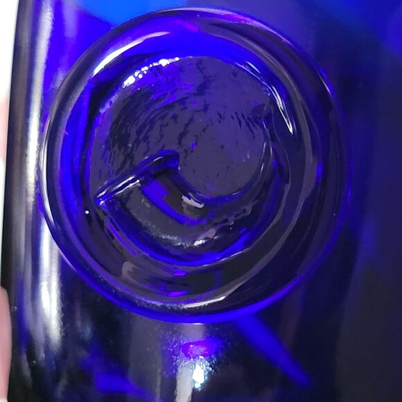 Set of 5 Cobalt Blue Viking Shot Glasses by Ole Winther for Holmegaard Glasswork - Picture 3 of 5